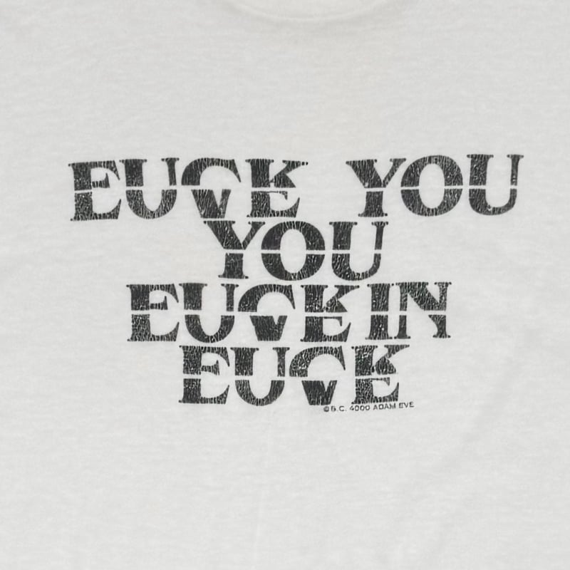 greatLAnd ORIGINAL fuck love shirt / new vintag