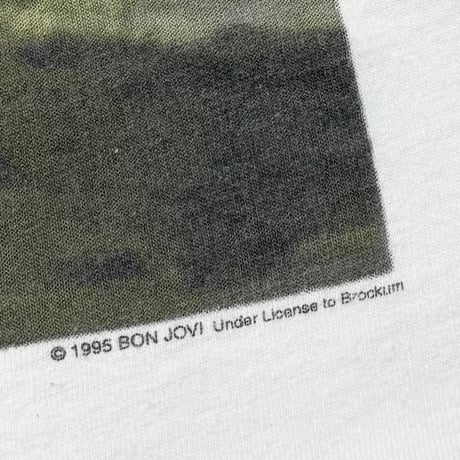 BON JOVI 1995 SUPERMAN TATTOO WHITE BROCKUM LARGE 4173