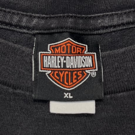 HARLEY DAVIDSON 2002 BLUE FLAME EAGLE WISCONSIN POCKET LS XL 3782