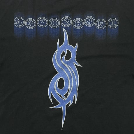 Slipknot 2001 DOUBLESIDE BLUE SCREEN STARS XL 2569