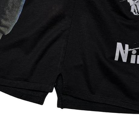 NIRVANA EURO BOOTLEG KURT COBAIN GUITAR BACK MEMBER SWEAT HOODIE FITS L-XL 3827