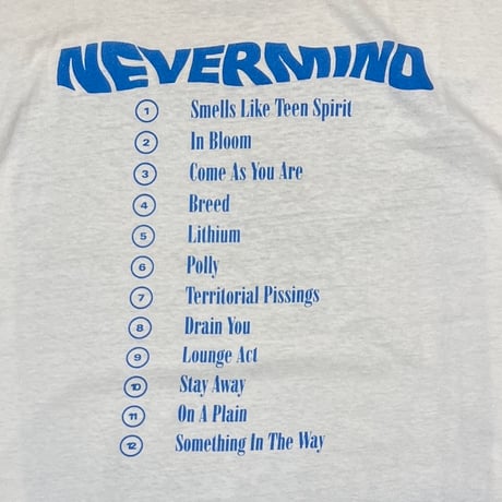 NIRVANA NEVERMIND WILD OATS LARGE 1048