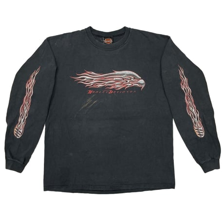HARLEY DAVIDSON FLAME EAGLE ANCHORAGE ALASKA LS LARGE 8151