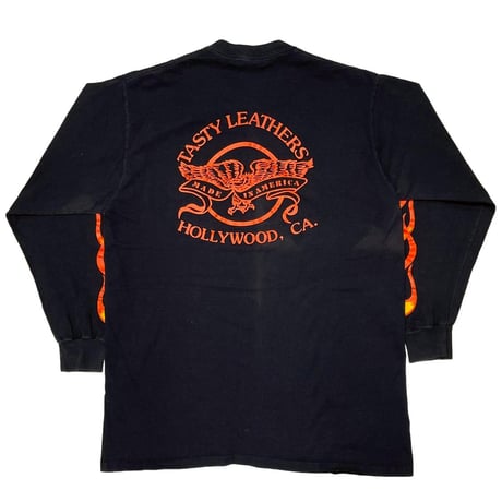 OLD & VINTAGE TASTY LEATHERS EAGLE FLAME LS BELTON XL 8145