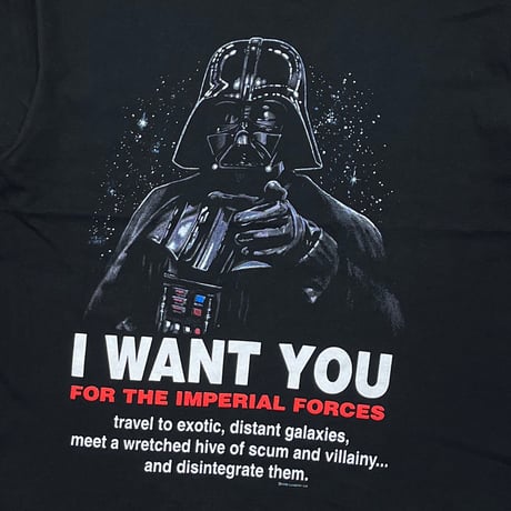 STARWARS DARTH VADER I WANT YOU CHANGES XL 6951