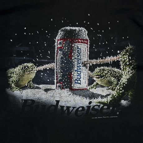 Budweiser 1996 ICED FROGS FRUIT OF THE LOOM XL 2999