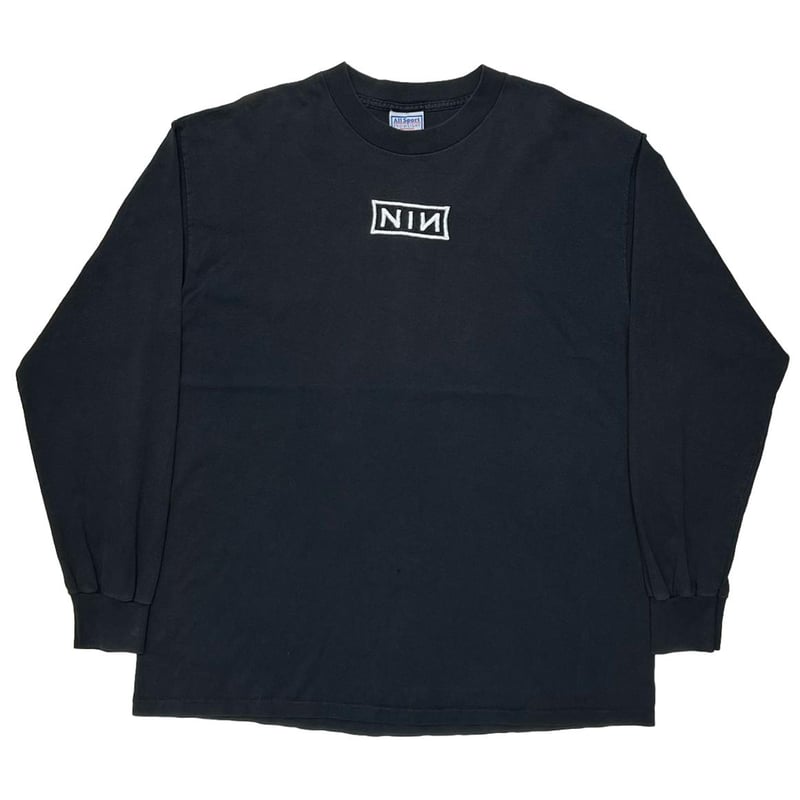 NINE INCH NAILS NIN EMBROIDERY BOX LOGO LS BLAC