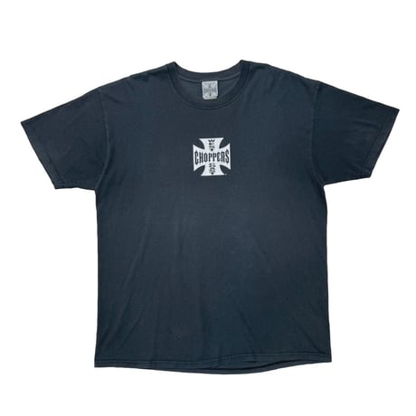 WEST COAST CHOPPERS IRON CROSS BLACK FITS XL 0645
