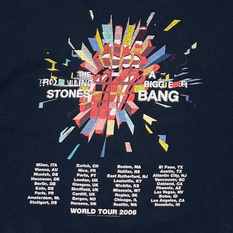 ROLLING STONES 2006 LIP & TONGUE A BIGGER BANG anvil XL 4276