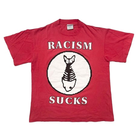 FISH BONE RACISM SUCKS BROCKUM LARGE RED 6981