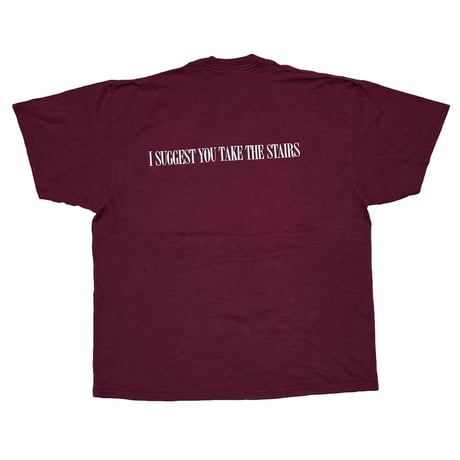 DISNEY VINTAGE THE TWILIGHT ZONE TOWER OF TERROR BURGUNDY XXL 9542