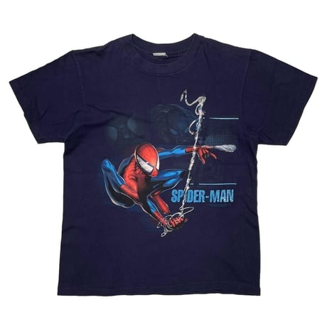 MARVEL 2002 SPIDER-MAN TEE NAVY FITS LARGE 8469