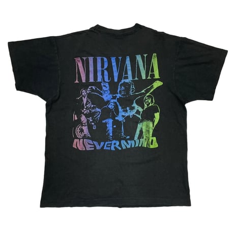 NIRVANA NEVERMIND RAINBOW BOOTLEG FRUIT OF THE LOOM XL 8730