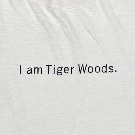 OLD NIKE I am Tiger Woods. WHITE LARGE 8305