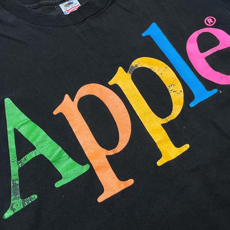 APPLE MULTI COLOR LOGO FRUIT OF THE LOOM LARGE