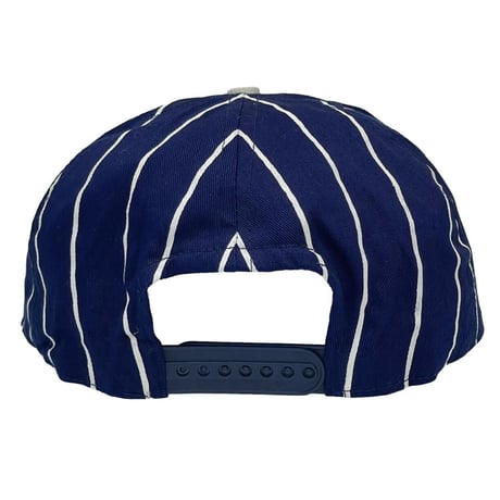 PUBLIC ENEMY STRIPED TARGET LOGO CAP NAVY SNAPBACK 0796