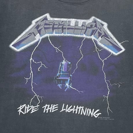 METALLICA RIDE THE LIGHTNING METALLICA TAG XL 1845