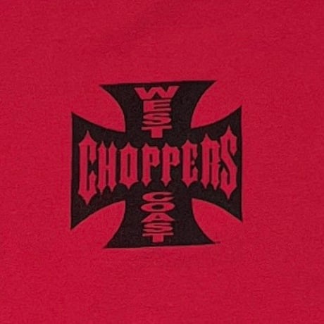 WEST COAST CHOPPERS IRON CROSS LONG BEACH CA SS RED ANVIL LARGE 8539
