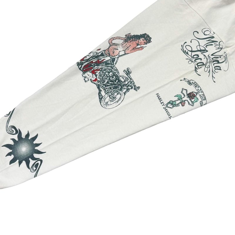 DENNIS RODMAN TATOO LS ホワイト　XL DENNIS RODMAN TATTOO LS WHITE XL 0468 | greatLA