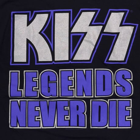 KISS THE FAREWELL TOUR 1973-2000 LEGENDS NEVER DIE ALL SPORT LARGE 7242
