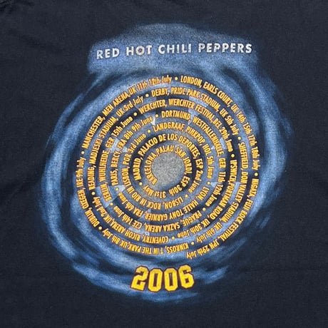 RED HOT CHILI PEPPERS 2006 STADIUM ARCADIUM GILDAN LARGE 7216