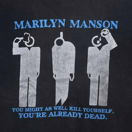 MARILYN MANSON YOU MIGHT AS WELL KIL YOURSELF TOUR 96 FRUIT OF THE LOOM XL 5205