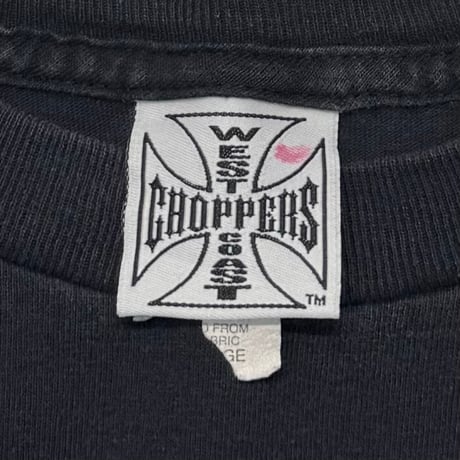 WEST COAST CHOPPERS IRON CROSS WHITE LS FITS XL 2935