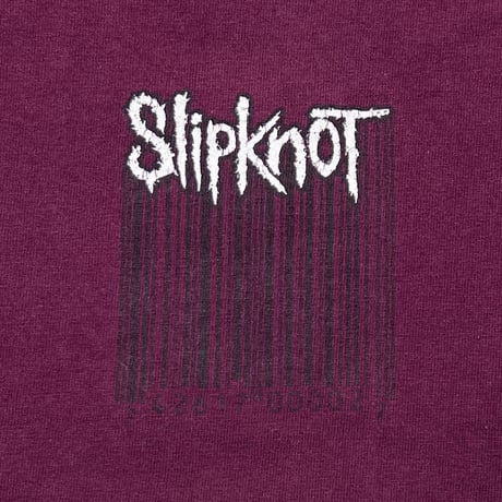 Slipknot 1999 BARCODE BURGUNDY TULTEX LARGE 4853