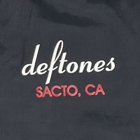 DEFTONES SACTO CA COACHES JACKET BLACK LARGE 6950
