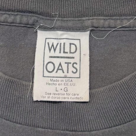 NIRVANA NEON LOGO CHARCOAL WILD OATS LARGE 8569
