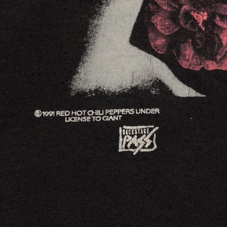 RED HOT CHILI PEPPERS BLOOD SUGAR SEX MAGIK BLACK BACK STAGE PASS FITS XL 0842