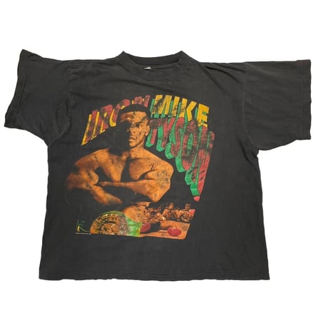 MIKE TYSON IRON MIKE TYSON HEAVY WEIGHT CHAMPION OF THE WORLD RAP DESIGN FITS XL 3474