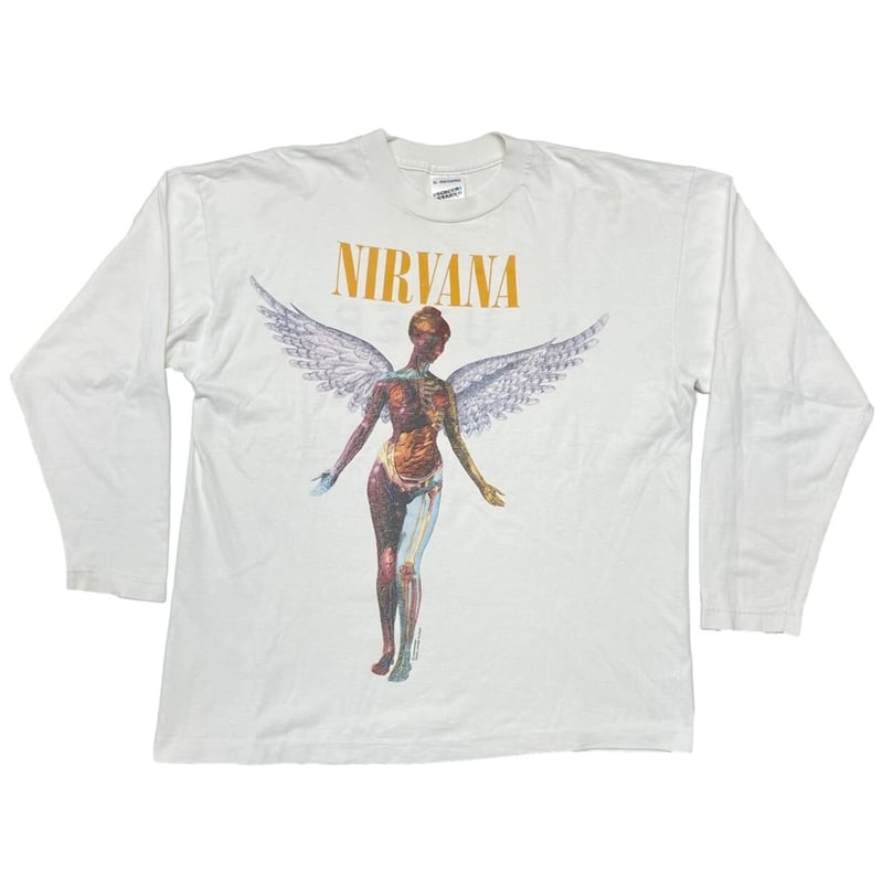 NIRVANA IN UTERO 1993 LS SCREEN STARS XL 7643 |