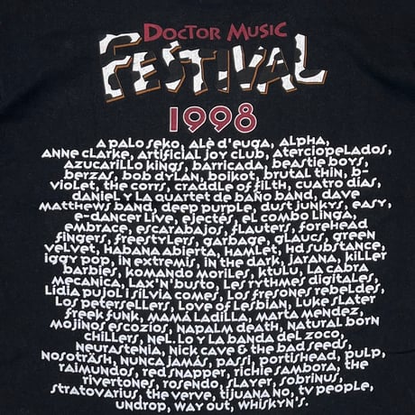 DOCTOR MUSIC FESTIVAL 1998 BLACK LARGE 1387