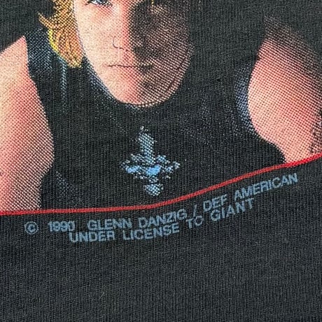 DANZIG CROSS MEMBER 1990 HOW THE GODS KILL BLACK GIANT LARGE 6638