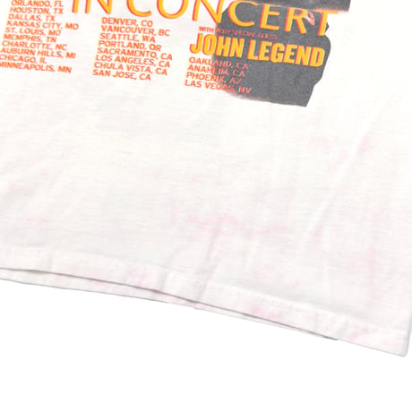 SADE LIVE IN CONCERT 2011 JOHN LEGEND WHITE HANES MEDIUM 8416
