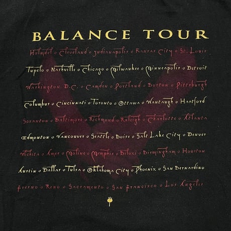 VAN HALEN BALANCE WORLD TOUR FRUIT OF THE LOOM XL 4459