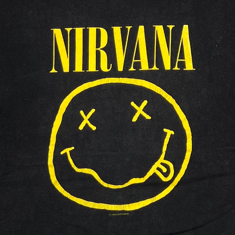 NIRVANA SMILE サイズANVIL L表記 キムタク　今市 NIRVANA ヴィンテージ Tシャツ ロック バンド キムタク スマイル