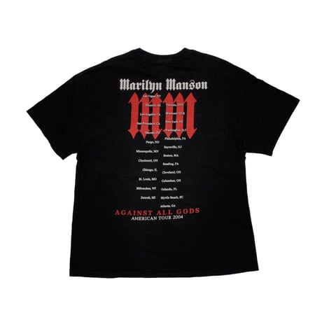 MARILYN MANSON AGAINST ALL GODS AMERICAN TOUR 2004 TENNESSEE RIVER XL 4238 031