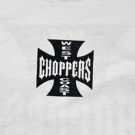 WEST COAST CHOPPERS IRON CROSS LONG BEACH LA WHITE ANVIL LARGE 5915