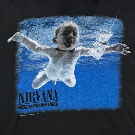 NIRVANA Y2K NEVERMIND BACK KURT COBAIN MONOCHROME BOOTLEG SWEAT HOODIE FITS XL-XXL 6573
