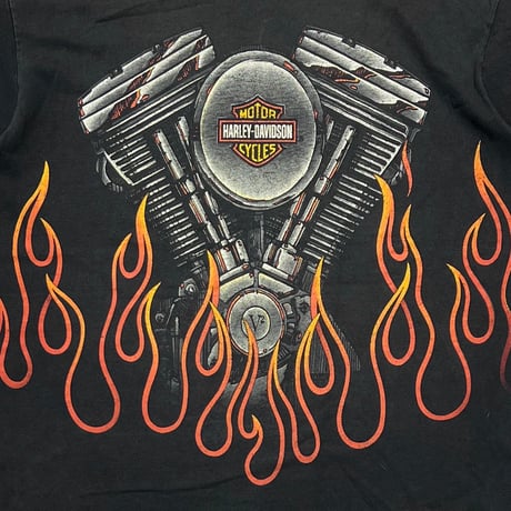 HARLEY DAVIDSON FLAME ENGINE V2 FITS XL 6096
