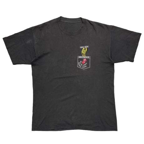 ROLLING STONES VOODOO LOUNGE LOCAL CREW PRINTED POCKET TEE FITS XL 8394