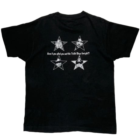 TOILET BOYS PHOTO TEE BLACK FRUIT OF THE LOOM MEDIUM 0119