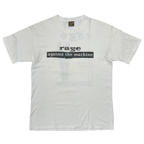 RAGE AGAINST THE MACHINE WE HAVE DETERMINED WHITE TOUCH OF GOLD LARGE 5625