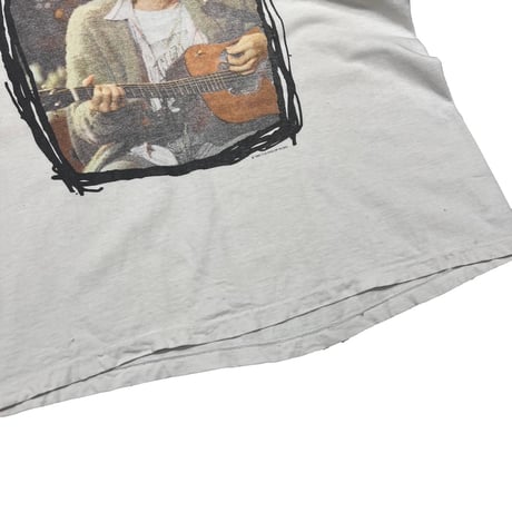 NIRVANA KURT COBAIN MEORIAL MTV UNPLUGGED WHITE FITS XL 8505