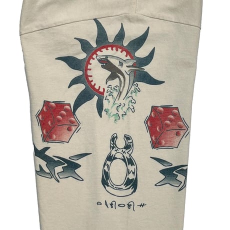 DENNIS RODMAN TATTOO LS NATURAL LARGE 7776