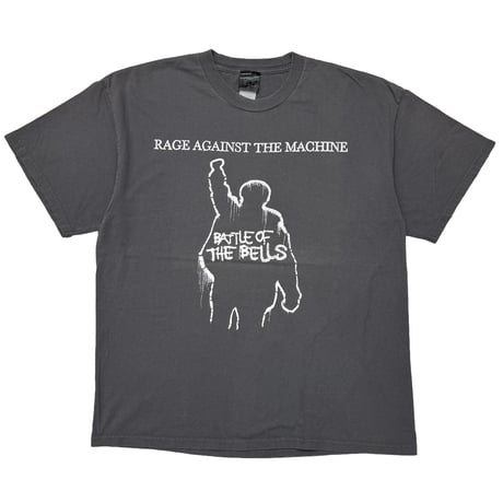 RAGE AGAINST THE MACHINE 2007 BATTLE OF BELLS CHARCOAL GINAT FITS XL 4304