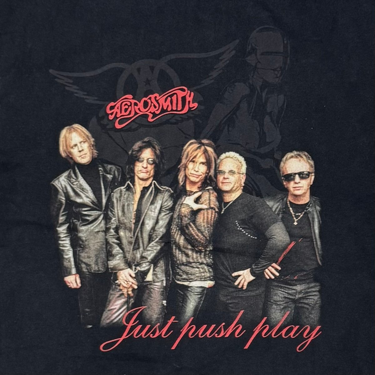 AEROSMITH JUST PUSH PLAY DARK SORAYAMA giant XL
