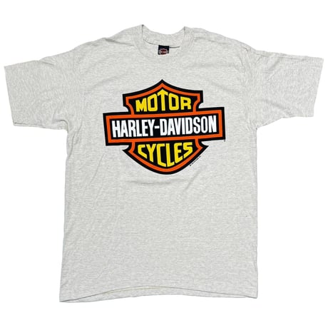 HARLEY DAVIDSON 1990 ORANGE EMBLEM OATMEAL XL 8362